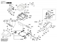 Bosch 3 616 C00 S75 Concorde 32 Lawnmower 230 V / Eu Spare Parts